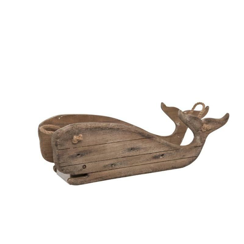 Baskets & Trays |   21" Wooden Whale Counter Caddy Baskets & Trays Baskets & Trays