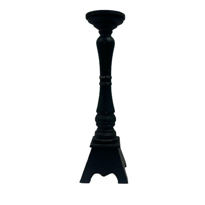 Candleholders |   17.5" Classic Black Candle Holder Candleholders Candleholders