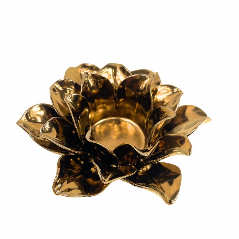 Candleholders |   Bronze Medal Floral Candle Holder Candleholders Candleholders