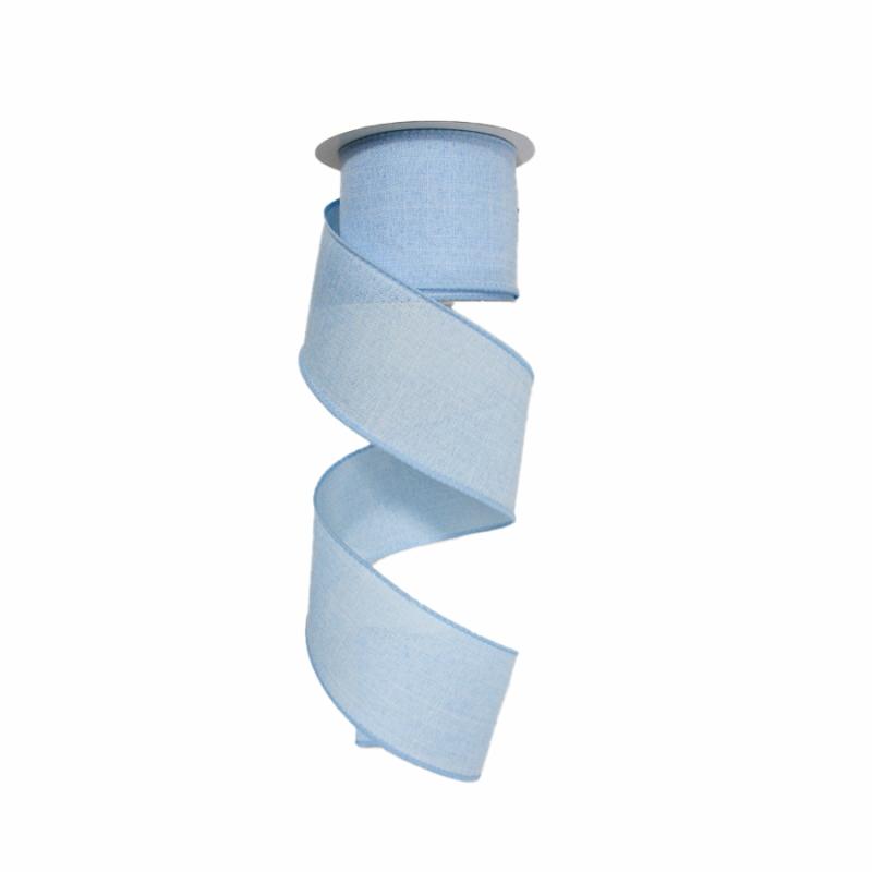 Canvas Ribbon |   2.5" X 10Yd Light Blue Canvas Ribbon Canvas Ribbon Canvas Ribbon