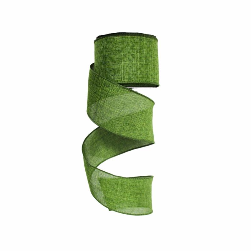 Canvas Ribbon |   2.5" X 10Yd Moss Canvas Ribbon Canvas Ribbon Canvas Ribbon