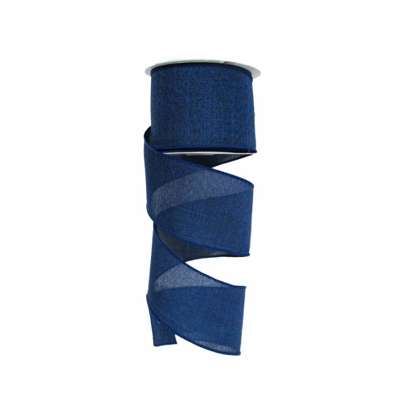 Canvas Ribbon |   2.5" X 10Yd Navy Canvas Ribbon Canvas Ribbon Canvas Ribbon