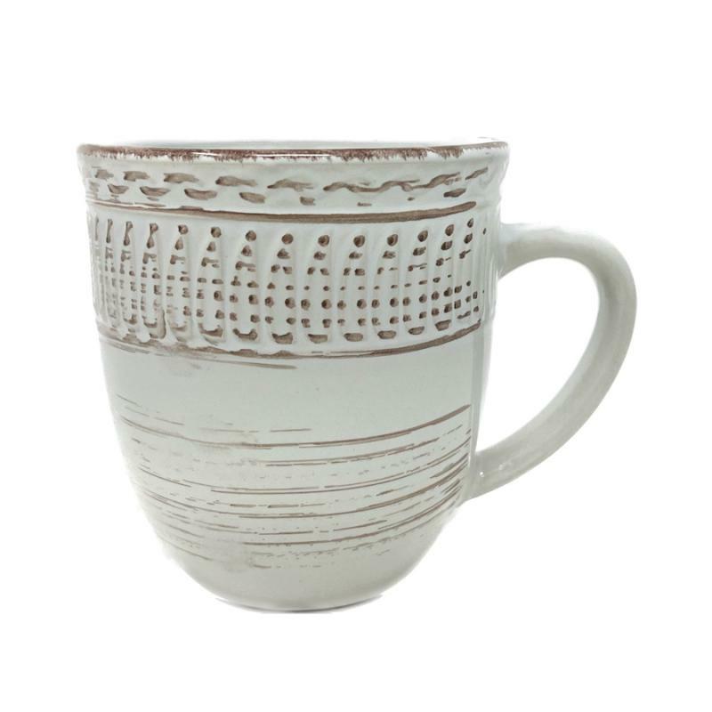 Coffee Mugs & Coasters |   16Oz White Distressed Mug Coffee Mugs & Coasters Coffee Mugs & Coasters