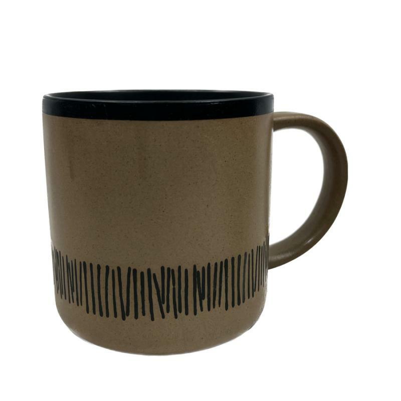 Coffee Mugs & Coasters |   17.8 Oz Shadow Mug – Brown & Black Thin Lines Around Bottom Coffee Mugs & Coasters Coffee Mugs & Coasters