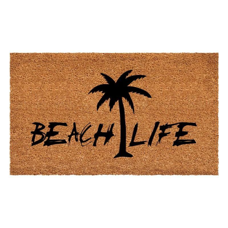 Coir Doormats |   Beach Life Palm Tree Doormat Coir Doormats Coir Doormats