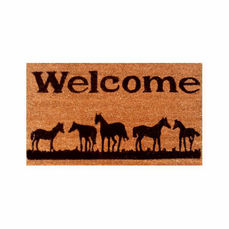 Coir Doormats |   Horses Welcome Doormat Coir Doormats Coir Doormats