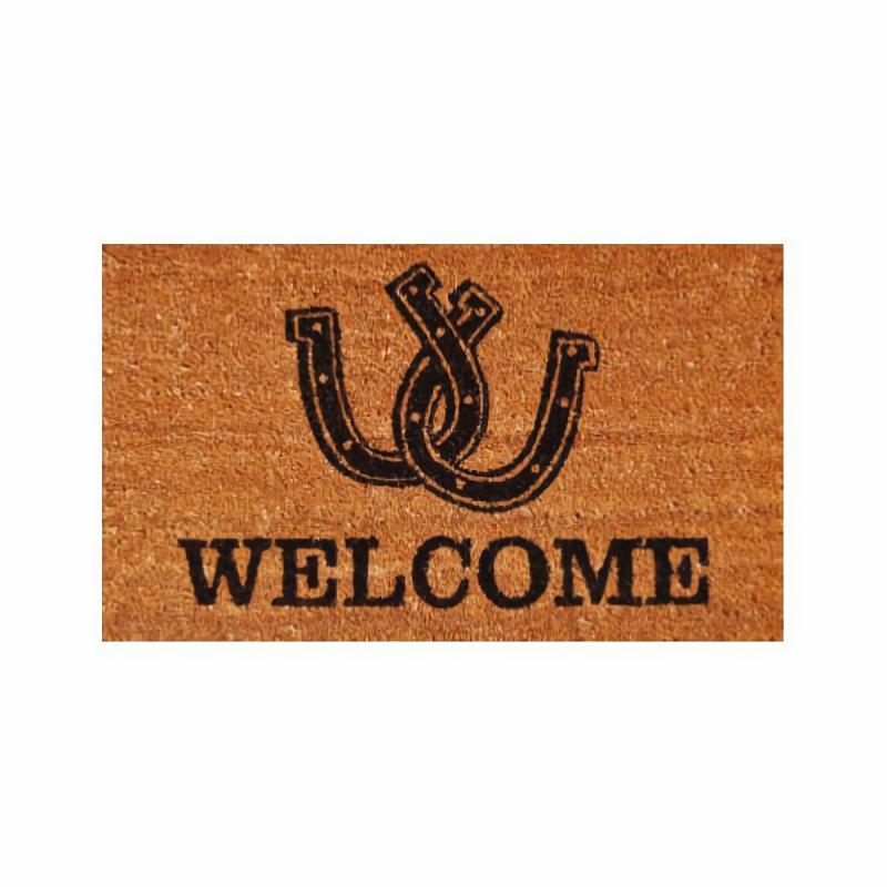 Coir Doormats |   Horseshoe Welcome Doormat Coir Doormats Coir Doormats