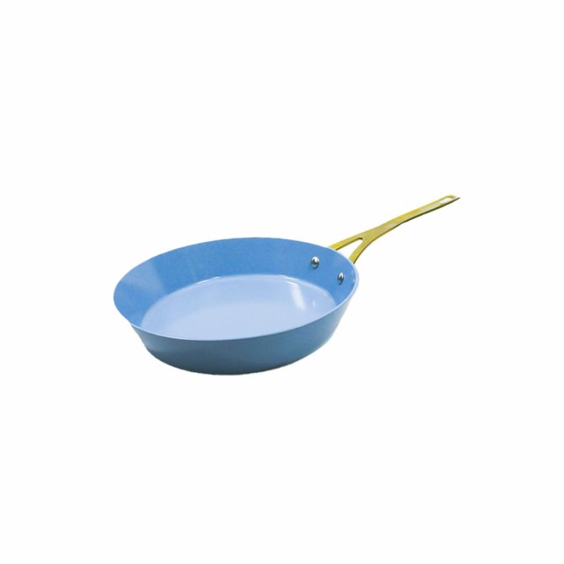 Cookware |   9.5" Ceramic Nonstick Fry Pan- Blue Cookware Cookware