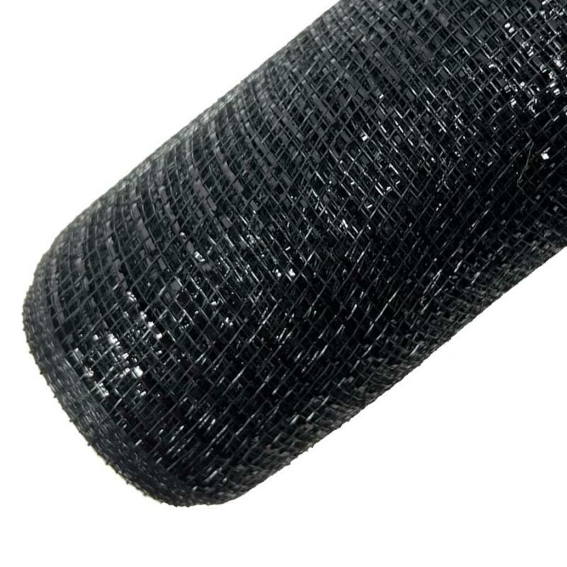 Deco Mesh & Mesh Tubing |   21"X10Yd Metallic Deco Mesh – Black Crafting Deco Mesh & Mesh Tubing