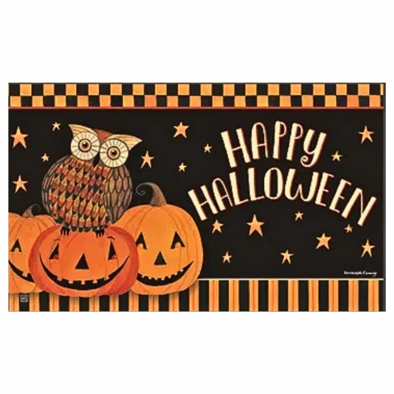 Doormats, Mat Inserts & Mat Trays |   Owloween Fun Large Mat Doormats, Mat Inserts & Mat Trays Doormats, Mat Inserts & Mat Trays