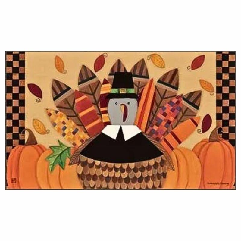 Doormats, Mat Inserts & Mat Trays |   Pilgrim Turkey Large Mat Doormats, Mat Inserts & Mat Trays Doormats, Mat Inserts & Mat Trays