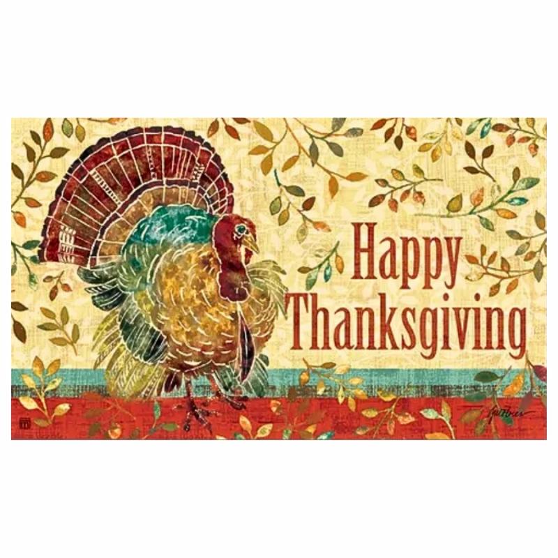 Doormats, Mat Inserts & Mat Trays |   Thanksgiving Turkey Large Mat Doormats, Mat Inserts & Mat Trays Doormats, Mat Inserts & Mat Trays