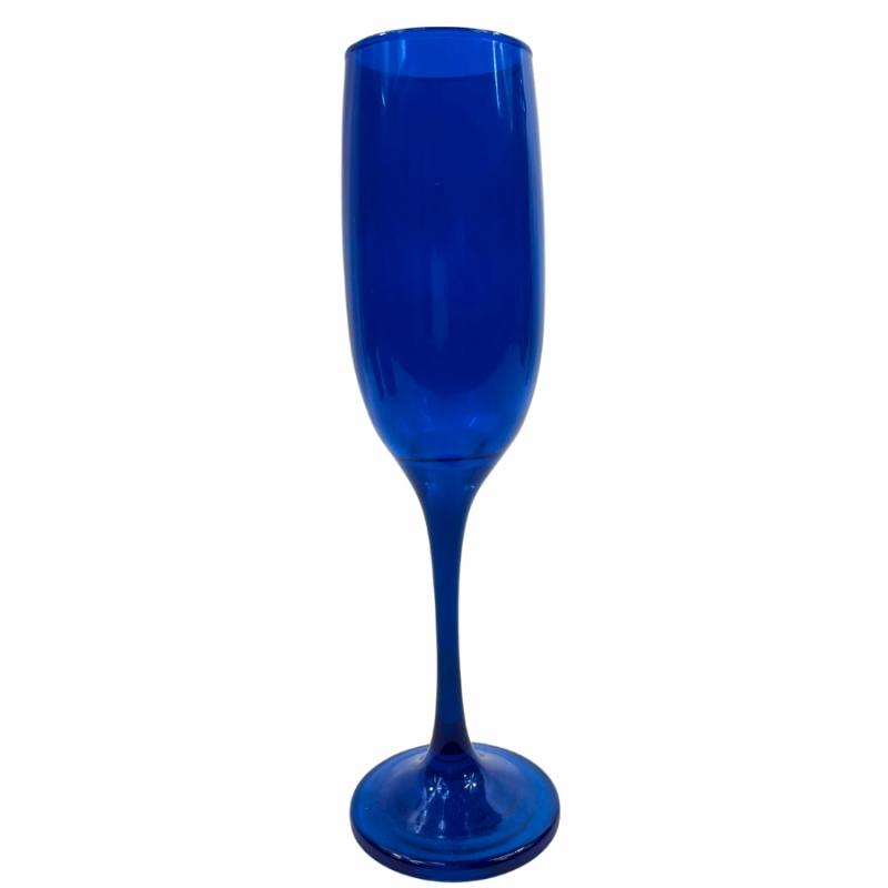 Drinkware & Serveware |   Cobalt Blue Champagne Flute Barware Drinkware & Serveware