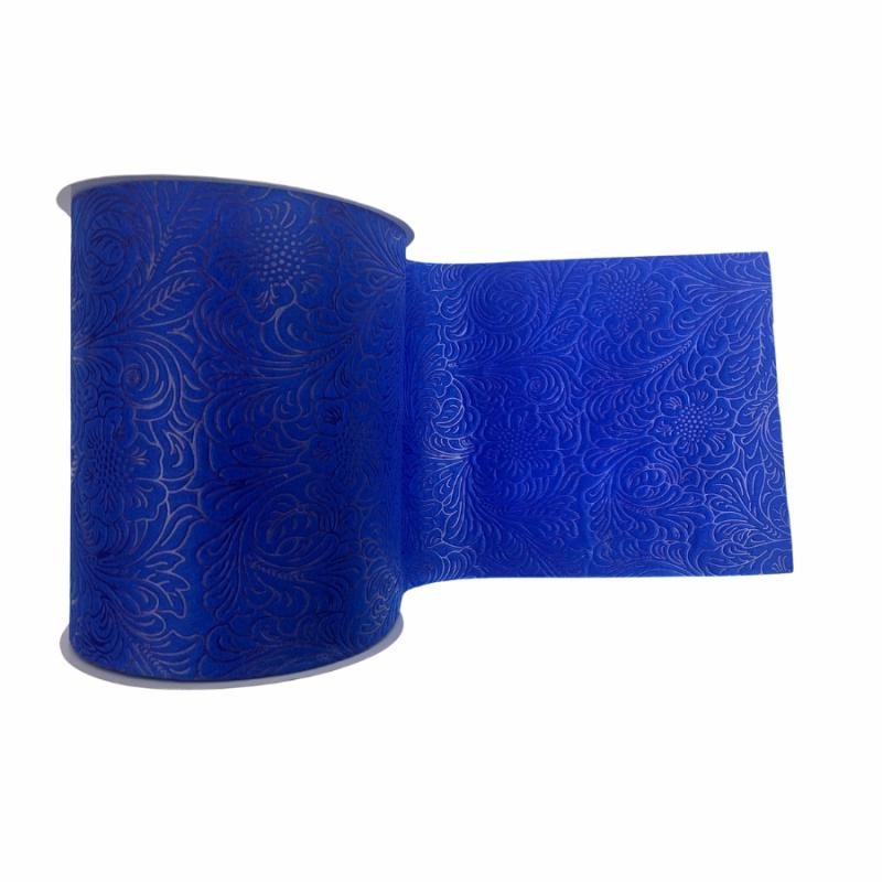 Embossed Ribbon |   6" Blue Embossed Ribbon Embossed Ribbon Embossed Ribbon