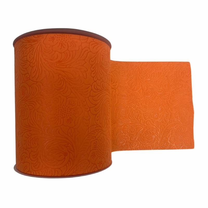 Embossed Ribbon |   6" Orange Embossed Ribbon Embossed Ribbon Embossed Ribbon