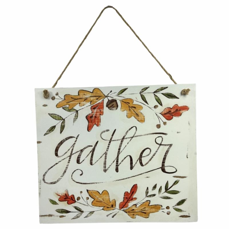 Fall Decor |   Gather Wooden Sign Fall Decor Fall Decor