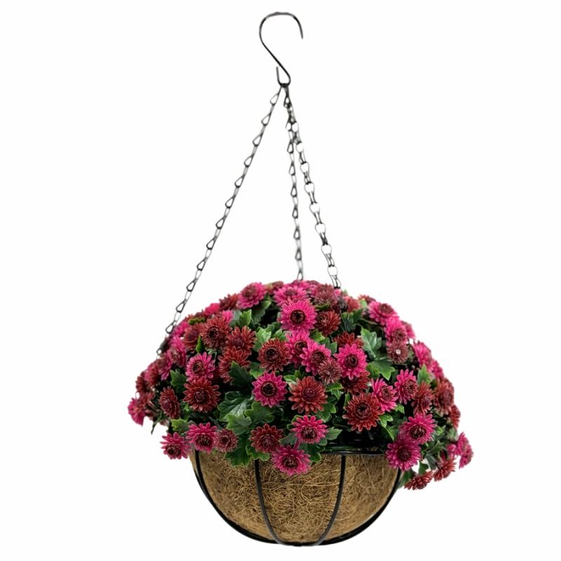 Fall Floral & Crafts |   Lavender Mum Hanging Basket Fall Floral & Crafts Fall Floral & Crafts