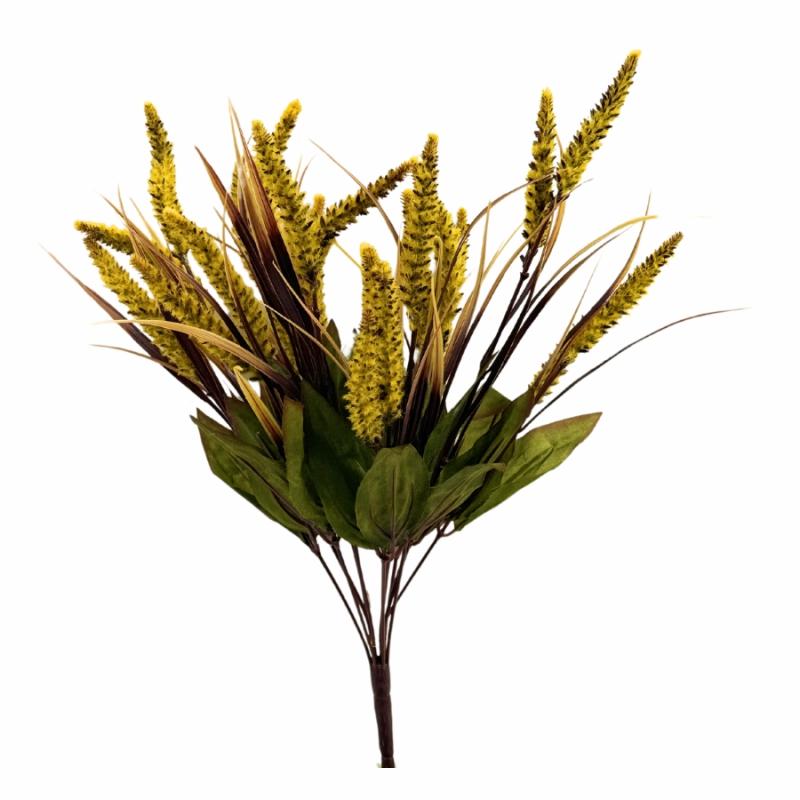 Fall Floral & Crafts |   17" Gold Wheat Bush Fall Floral & Crafts Fall Floral & Crafts