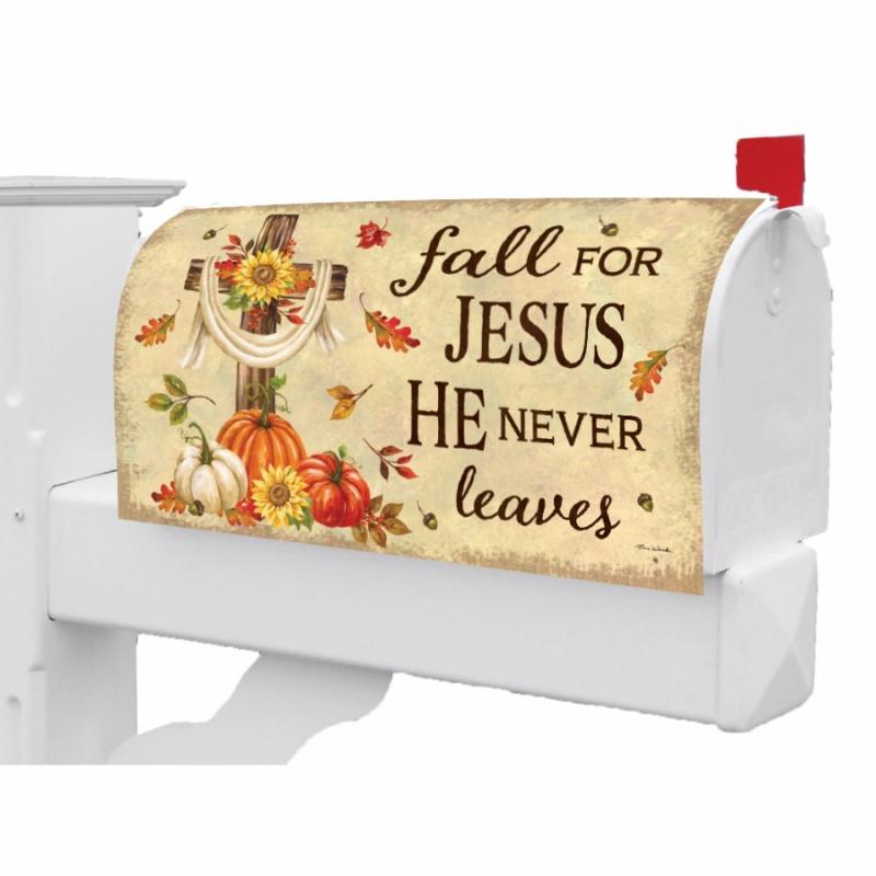 Fall Mailbox Covers |   Fall For Jesus Mailbox Cover Fall Mailbox Covers Fall Mailbox Covers