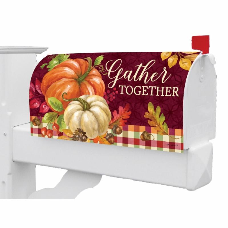 Fall Mailbox Covers |   Gather Pumpkins Mailbox Cover Fall Mailbox Covers Fall Mailbox Covers