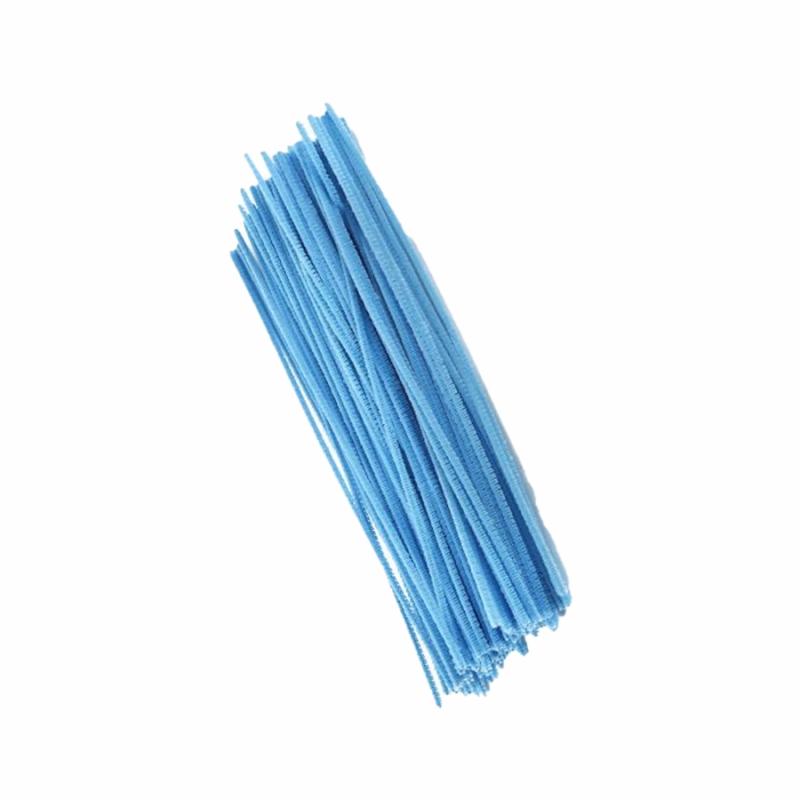 Floral Craft Supplies |   12" Chenille Stems – Light Blue Crafting Floral Craft Supplies