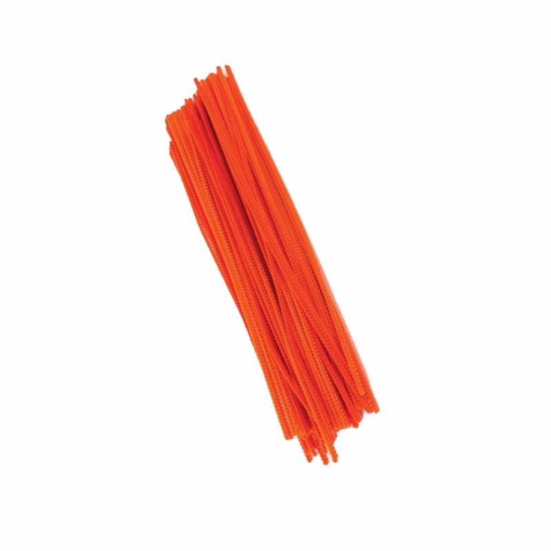 Floral Craft Supplies |   12" Chenille Stems – Orange Crafting Floral Craft Supplies