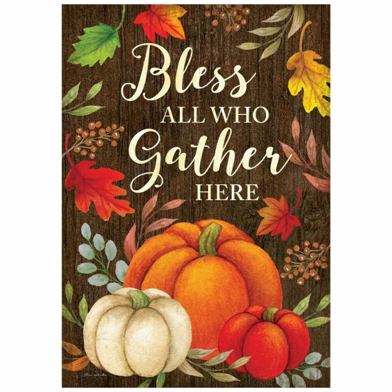 Garden Flags |   Bless And Gather Garden Flag Flags Garden Flags