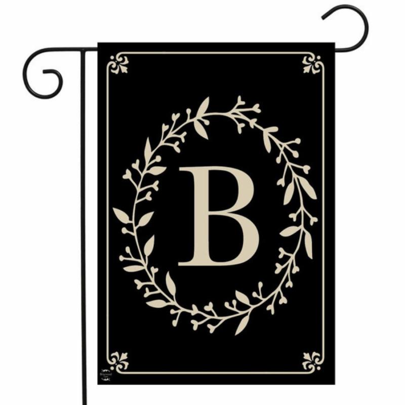 Garden Flags |   Classic Monogram Garden Flag – B Flags Garden Flags