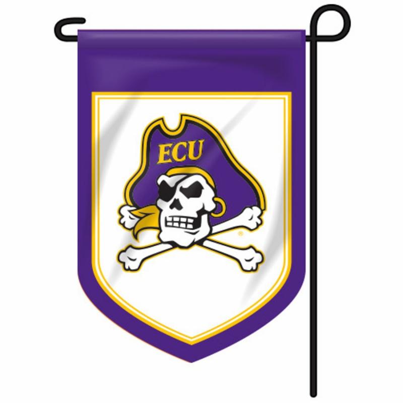 Garden Flags |   Ecu Sheild Garden Flag Flags Garden Flags