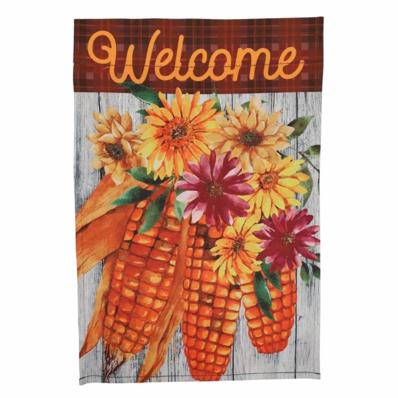 Garden Flags |   Floral Corn Garden Flag Flags Garden Flags