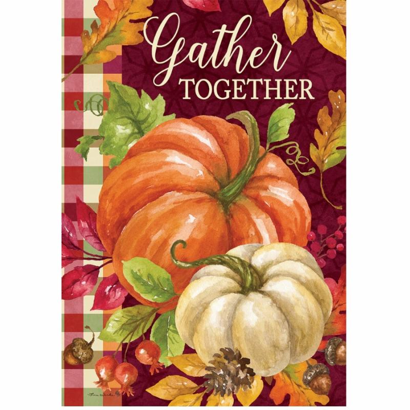 Garden Flags |   Gather Pumpkins Garden Flag Flags Garden Flags