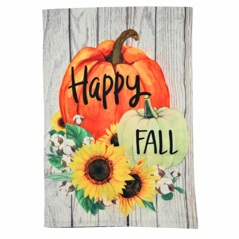 Garden Flags |   Happy Fall Pumpkins Garden Flag Flags Garden Flags