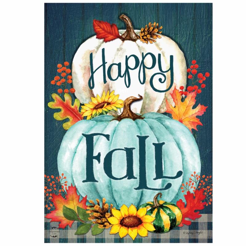 Garden Flags |   Happy Fall Pumpkins Garden Flag Flags Garden Flags