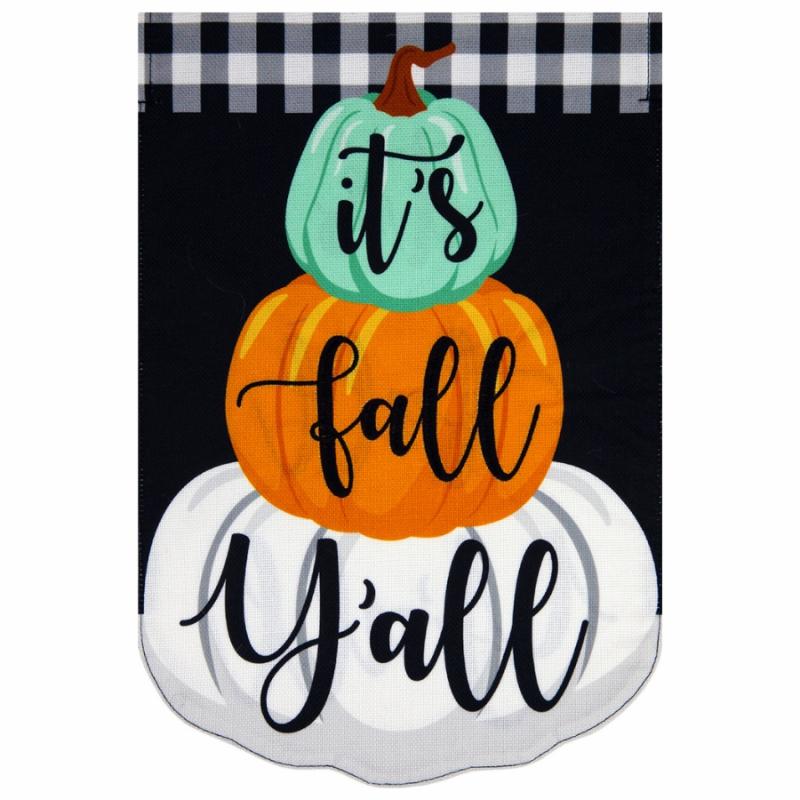 Garden Flags |   It’s Fall Y’All Burlap Garden Flag Flags Garden Flags