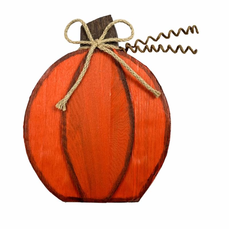 Halloween Decor |   10" Orange Decorative Pumpkin Halloween Decor Halloween Decor