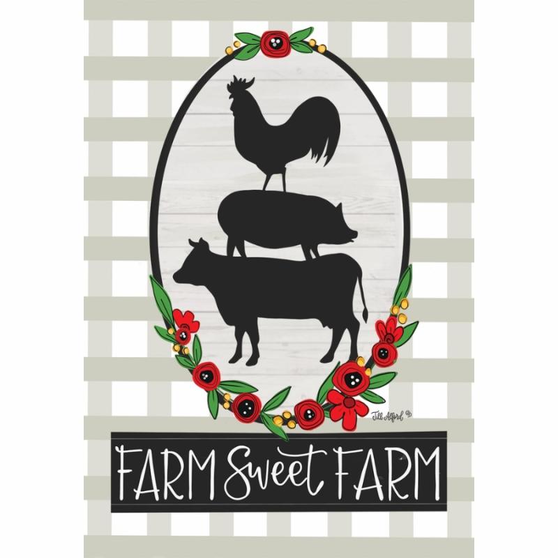 House Flags |   Farm Sweet Farm House Flag Flags House Flags