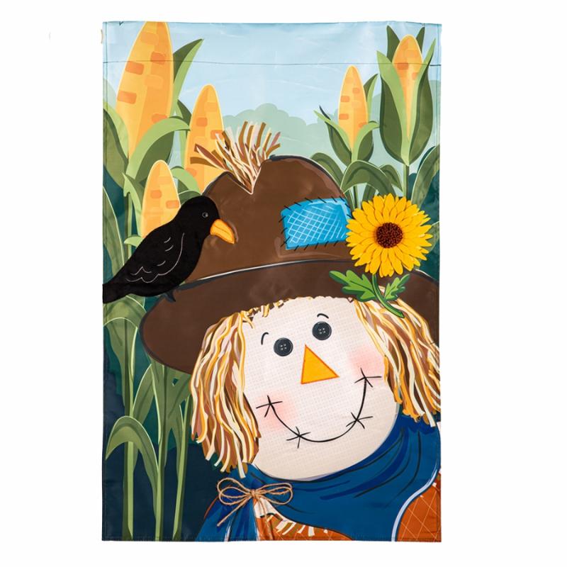 House Flags |   Scarecrow And Friend House Flag Flags House Flags