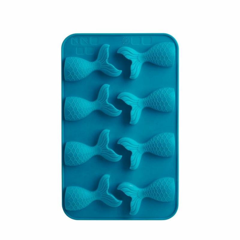 Insulated Drinkware & Ice Trays |   2Pc Silicone Mermaid Tails Candy Mold/ Ice Cube Tray Drinkware & Accessories Insulated Drinkware & Ice Trays