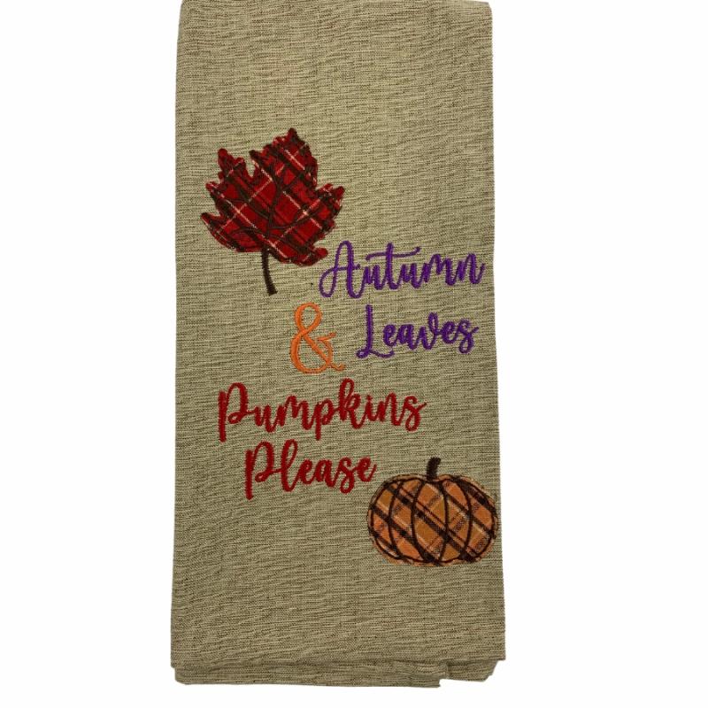 Kitchen Towels, Dish Cloths & Aprons |   Autumn Leaves Towel Kitchen Towels, Dish Cloths & Aprons Kitchen Towels, Dish Cloths & Aprons