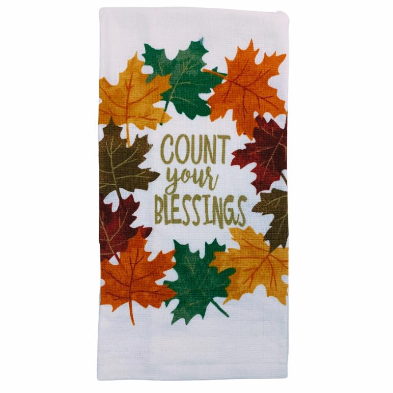 Kitchen Towels, Dish Cloths & Aprons |   Count Blessings Maple Towel Kitchen Towels, Dish Cloths & Aprons Kitchen Towels, Dish Cloths & Aprons