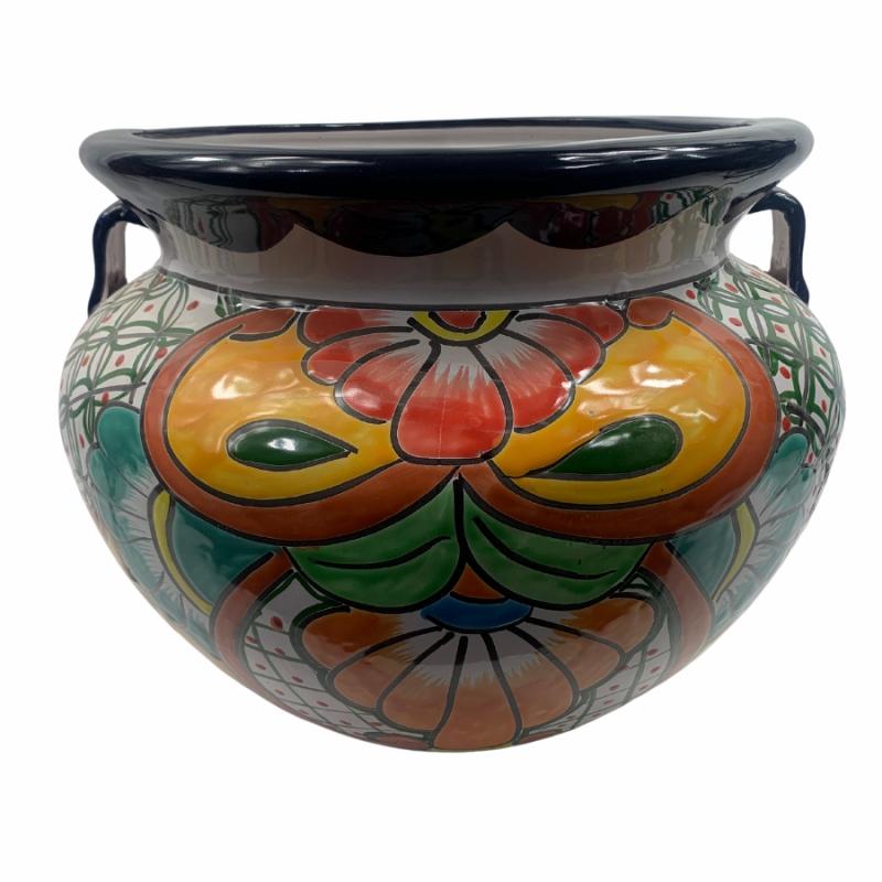 Large Garden Planters |   15" Large Mexican Art Planter Large Garden Planters Large Garden Planters