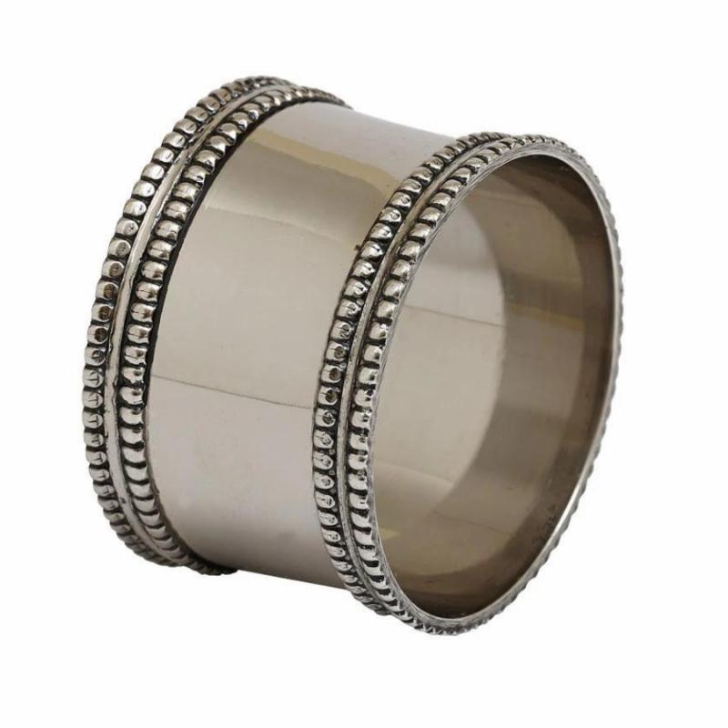 Napkins & Napkin Rings |   Silver Band Napkin Ring Linens Napkins & Napkin Rings