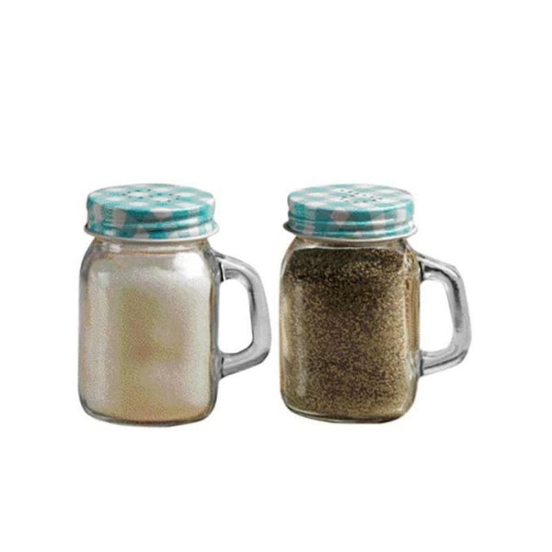 Oil, Vinegar, Salt & Pepper Shakers |   Moondance Mason Jar Salt & Pepper Shaker Set – Blue Oil, Vinegar, Salt & Pepper Shakers Oil, Vinegar, Salt & Pepper Shakers