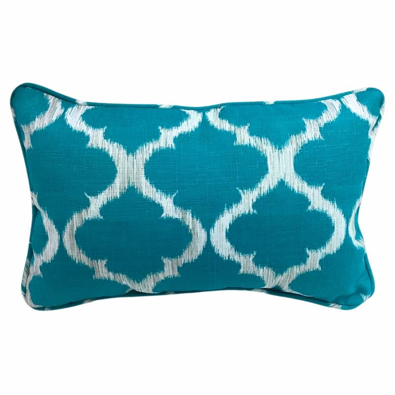 Outdoor Pillows |   13"X20" Geo Cobalt Pillow Outdoor Living Outdoor Pillows