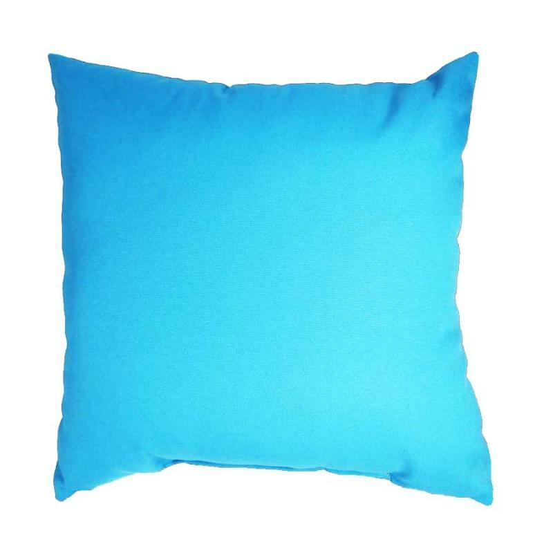 Outdoor Pillows |   17" Veranda Bright Turquoise Outdoor Pillow Outdoor Living Outdoor Pillows