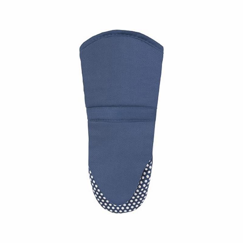 Pot Holders, Oven Mitts & Drying Mats |   Silicone Dot Oven Mitt- Federal Blue Linens Pot Holders, Oven Mitts & Drying Mats