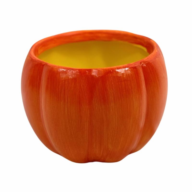 Pots And Planters |   5" Pumpkin Planter Lawn & Garden Pots And Planters