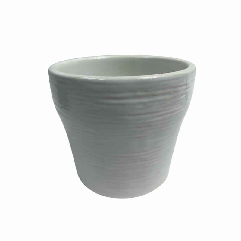 Pots And Planters |   Water Wave White Ceramic Planter Lawn & Garden Pots And Planters