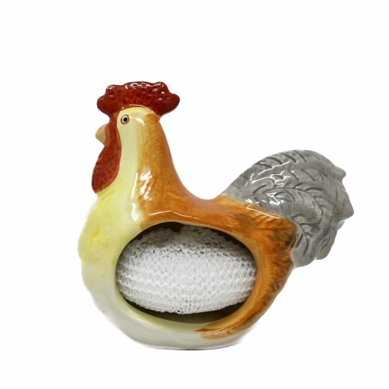 Scrubber Holders |   Rooster Scrubber Holder Kitchen & Bath Scrubber Holders