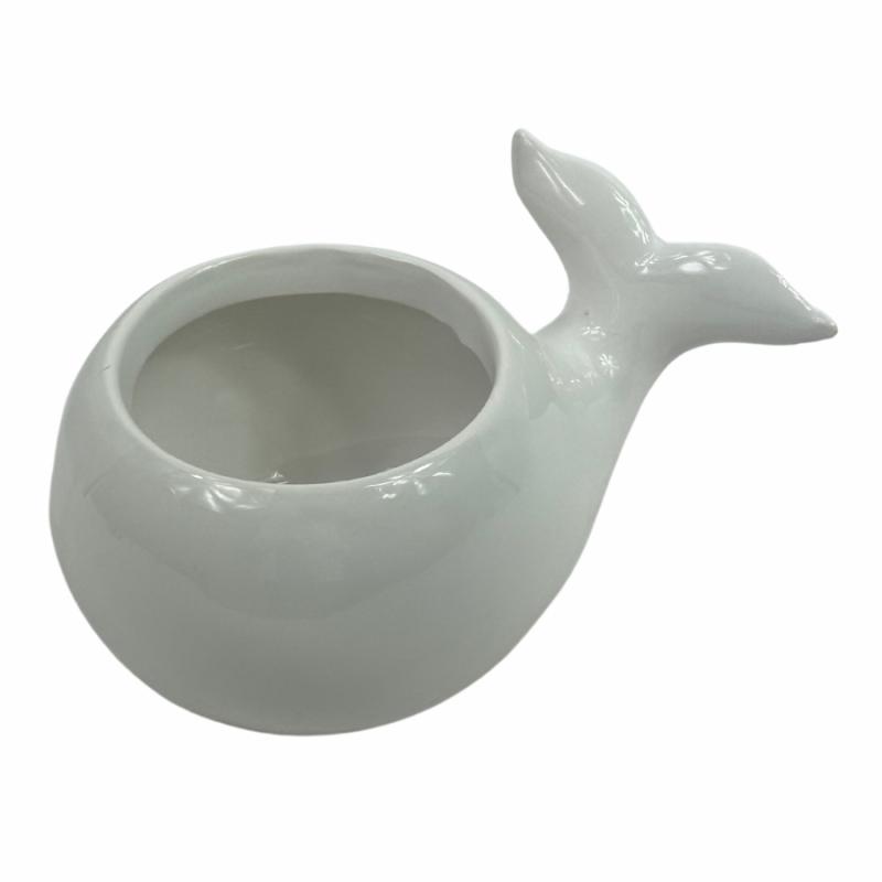 Sculptures & Figurines |   Small Whale Planter Home Accents Sculptures & Figurines